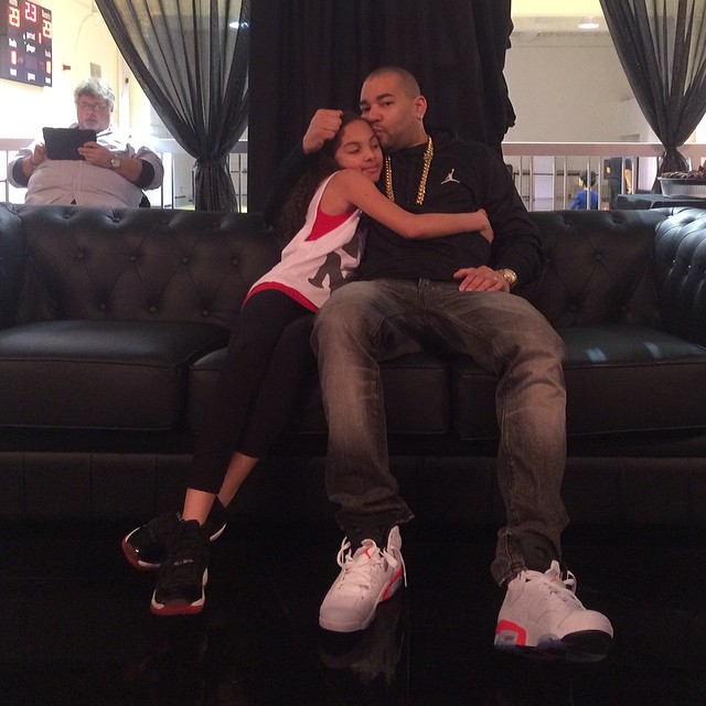 DJ Envy wearing Air Jordan 6 Retro White/Infrared