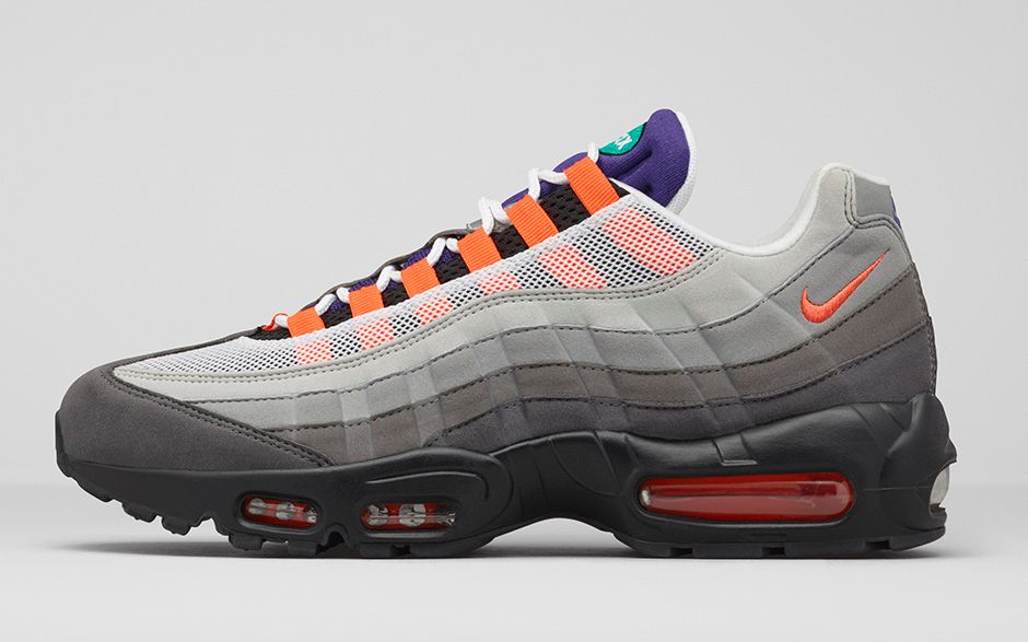 air max 95 orange and green