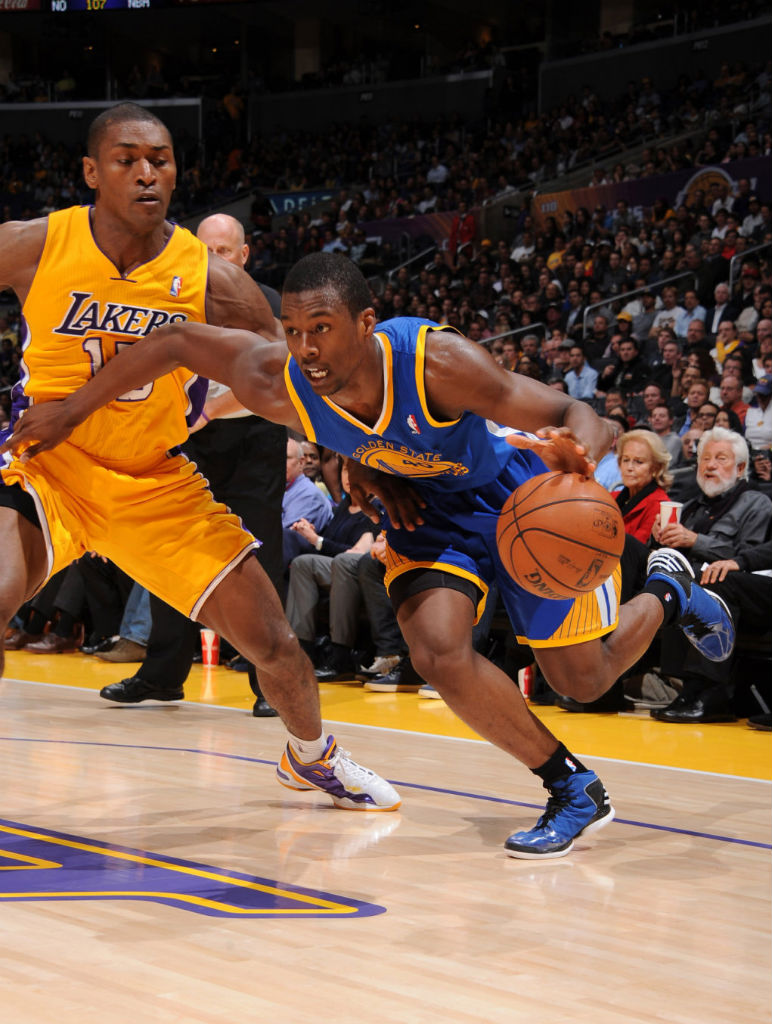 Harrison Barnes wearing adidas Rose 773