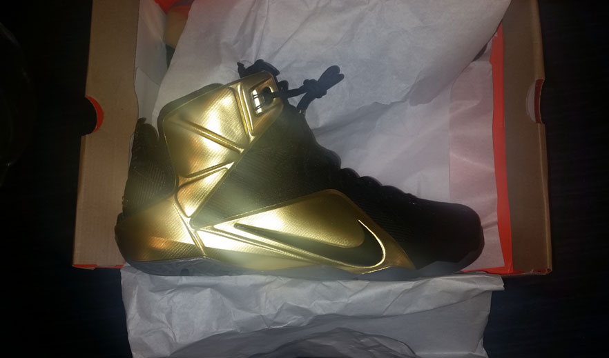 LeBron James' Nike Lebron XII 12 Grammy PE