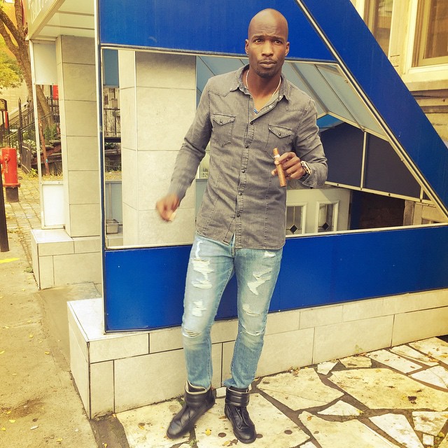 Chad Johnson wearing Maison Martin Margiela Sneakers