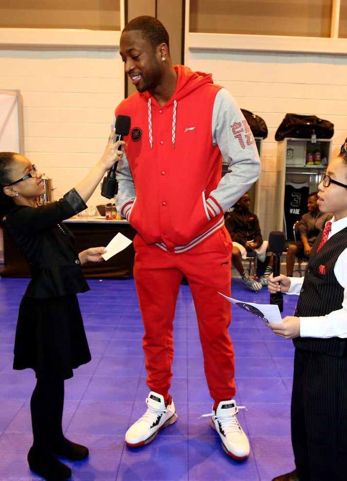 Dwyane Wade wearing Li-Ning Way of Wade 2 Overtown