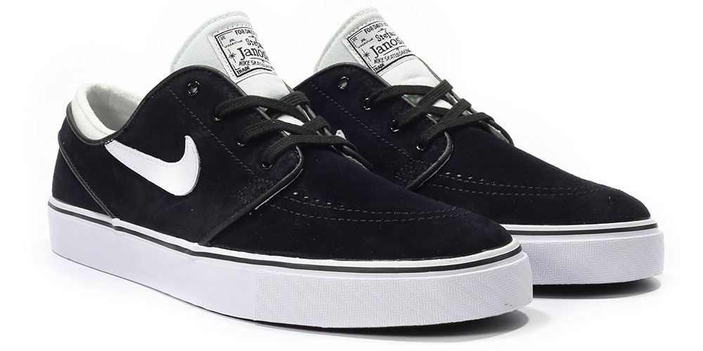 nike sb stefan janoski black and white