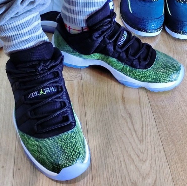 Green Snake' Air Jordan 11 Retro Low 