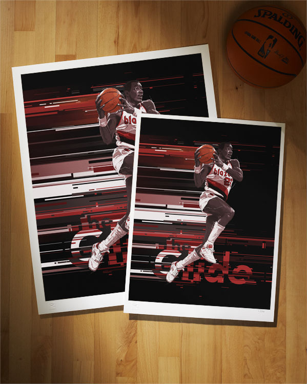 RareInk x NBA Clyde Drexler by Gabz (2)
