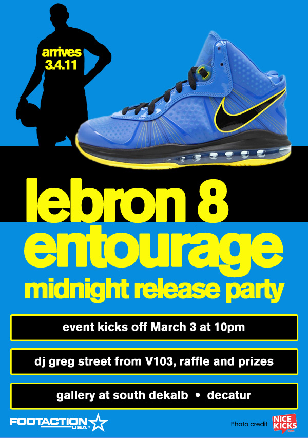 Footaction "Entourage" Midnight Release Event - Decatur