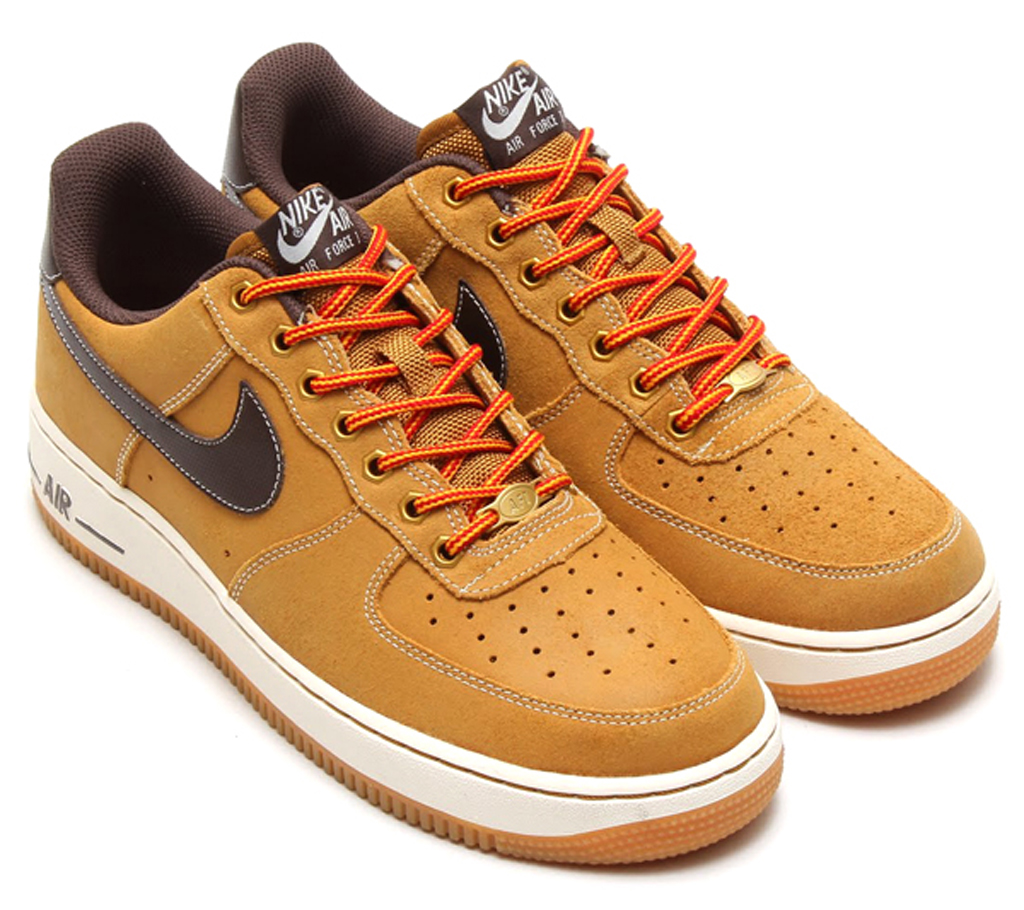 wheat colored air force ones