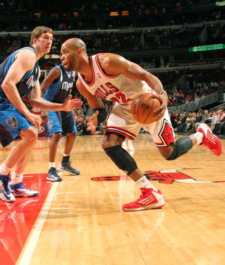 Taj Gibson wearing adidas adizero Ghost 2