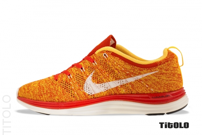 nike flyknit lunar 1 orange