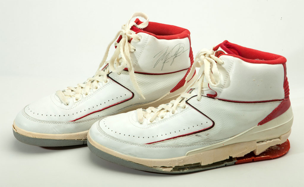 game worn air jordan 2 og