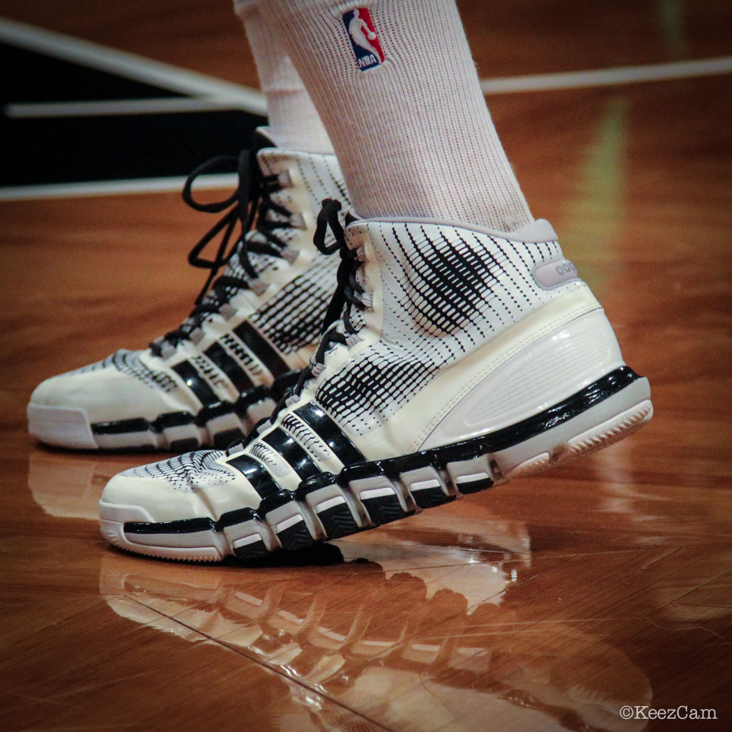 Sole Watch // Up Close At MSG for Nets vs Wizards - Brook Lopez wearing adidas Crazyquick