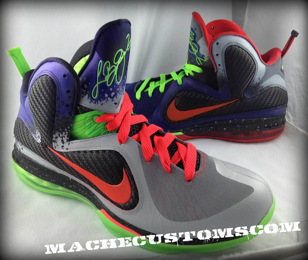 Nike LeBron 9 Un NERF by Mache Custom Kicks (5)