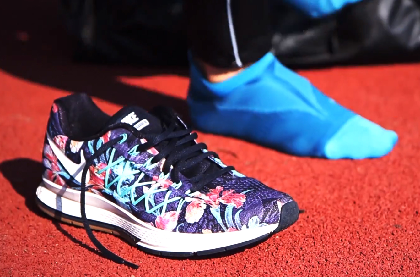 nike pegasus floral shoes