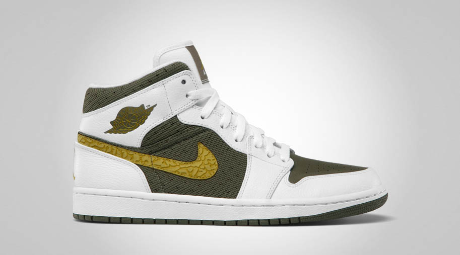 Air Jordan 1 Phat White Peat Moss Cargo Khaki 364770-145 (1)