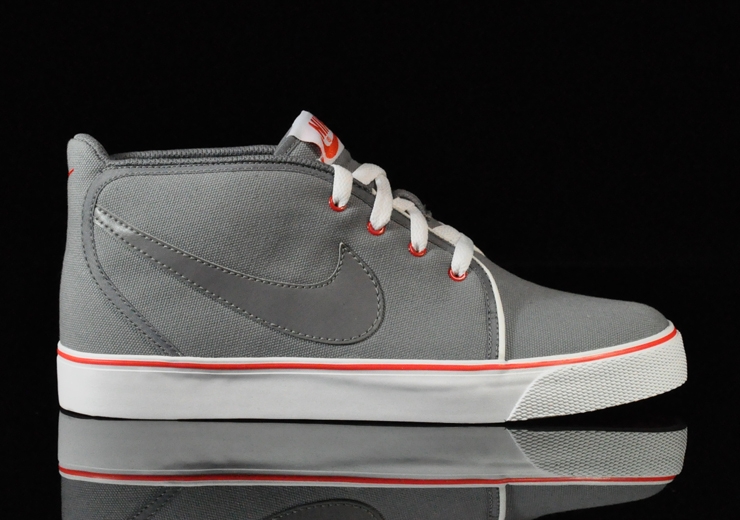 Nike Toki Canvas - Cool Grey/Chilling Red-White | Sole Collector