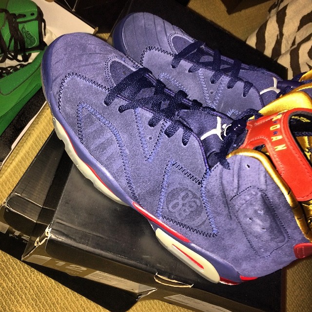 DJ Funk Flex Picks Up Air Jordan VI 6 Doernbecher