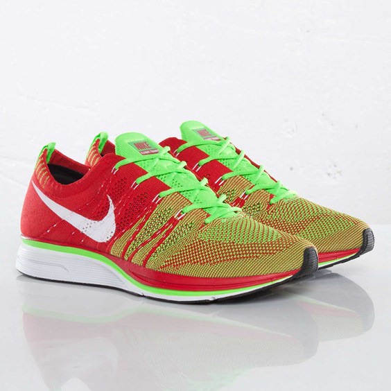Nike Flyknit Trainer+ - Red / Electric 