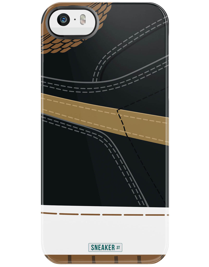 SneakerSt x Air Jordan 1 Black/Gold iPhone Case