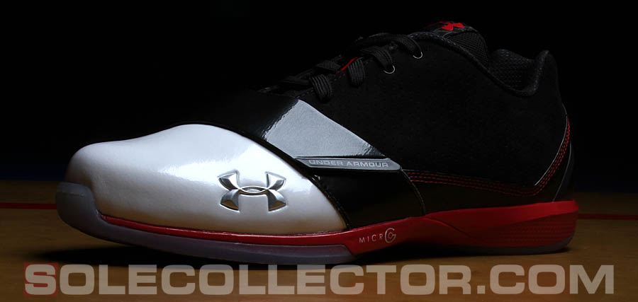 Brandon Jennings Wears Black/Red/White Micro G Black Ice Low