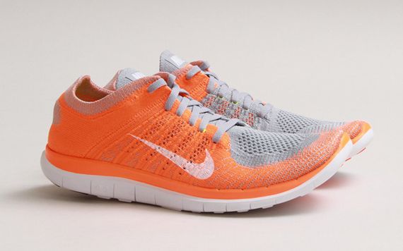 nike free 4.0 flyknit orange