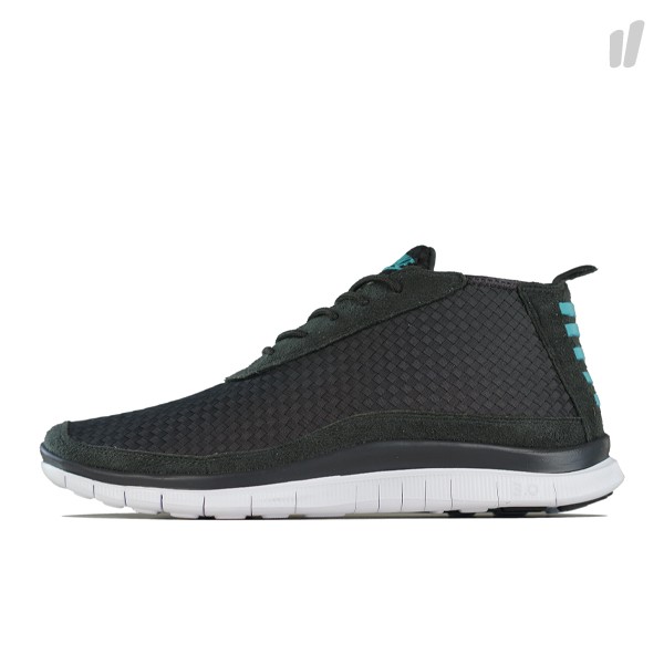 nike free chukka woven black