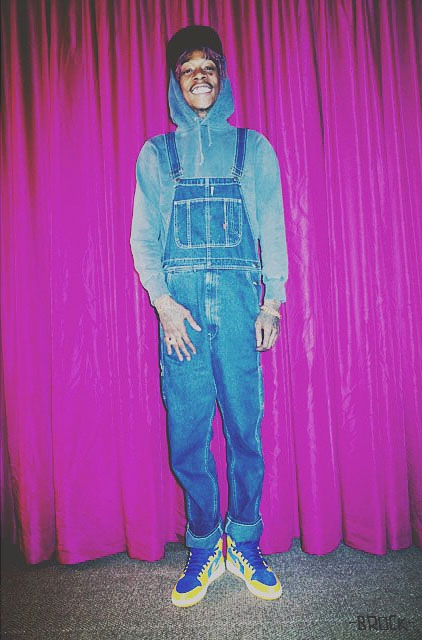 Wiz Khalifa wearing Air Jordan 1 Laney