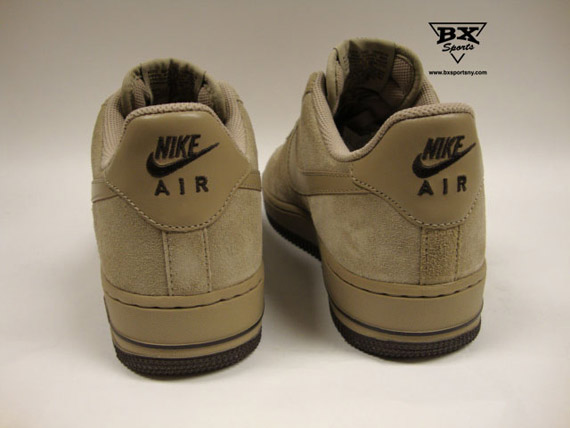 nike air force one suede beige