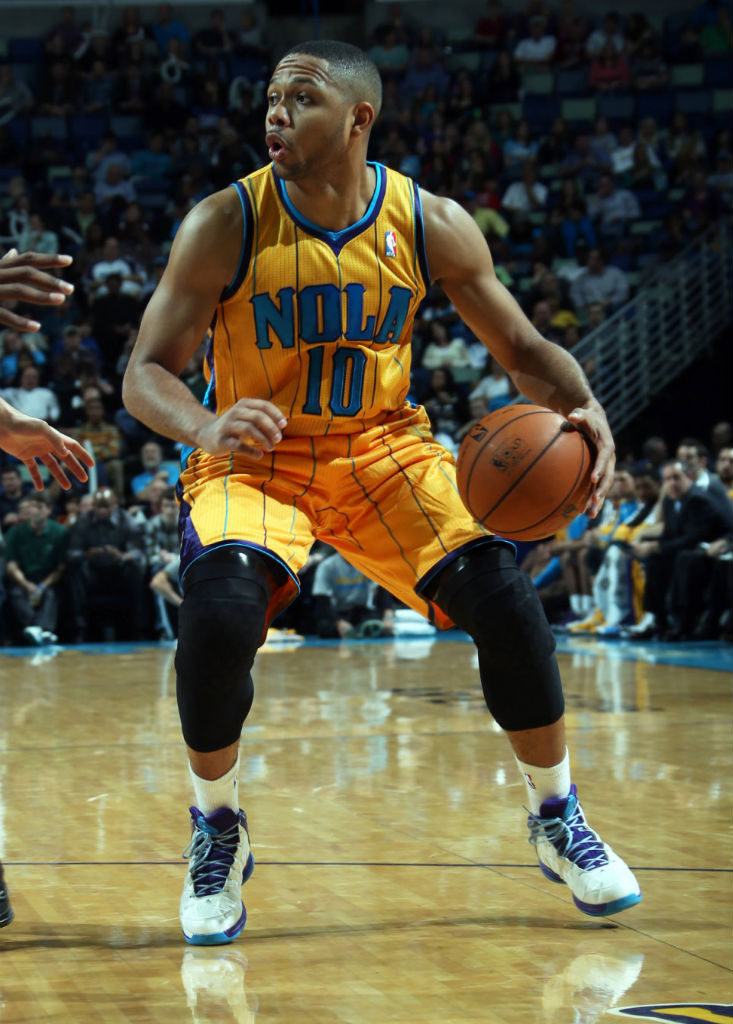 Eric Gordon wearing adidas Crazy Shadow PE