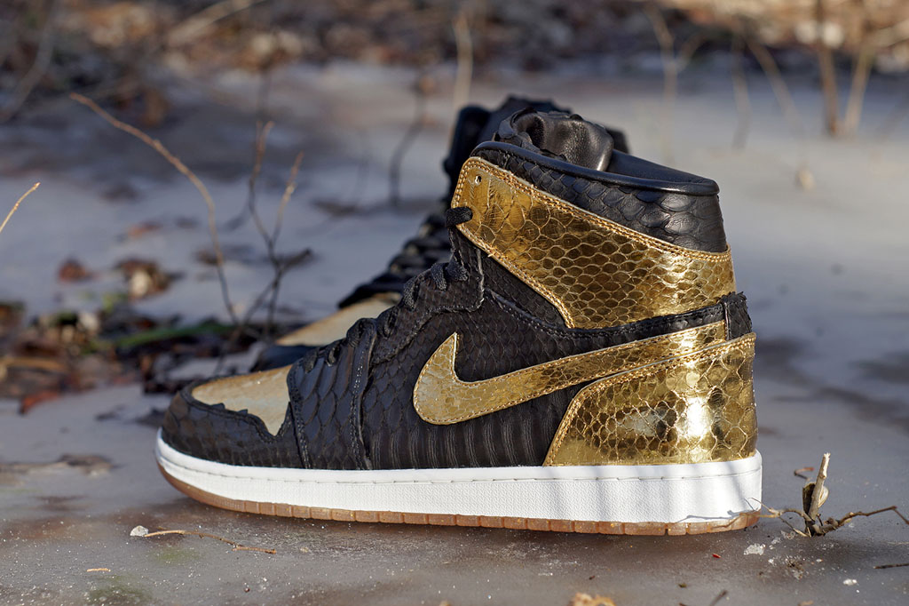 New jordans best sale black and gold