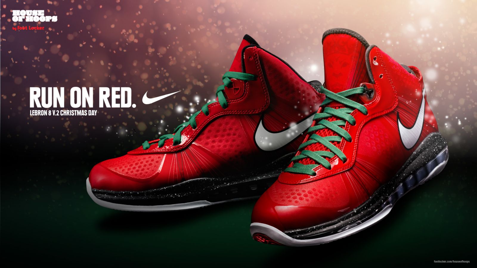 Nike Air Max LeBron 8 V/2 - Run On Red