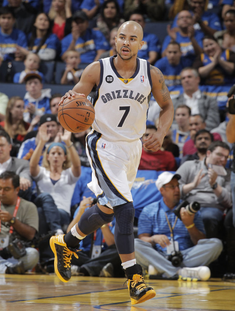 Jerryd Bayless wearing adidas Crazy Shadow Black Yellow