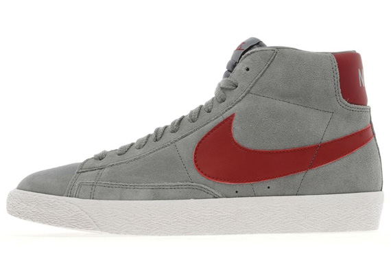 Nike Blazer High Suede - Cool Grey/Team 