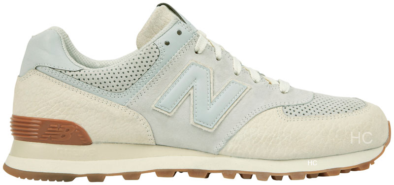 new balance 574 white suede