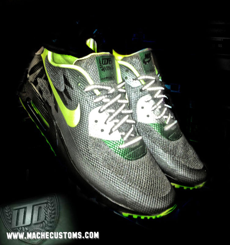 Nike Air Max 90 Hyperfuse Oregon Ducks by Mache Custom Kicks (4)