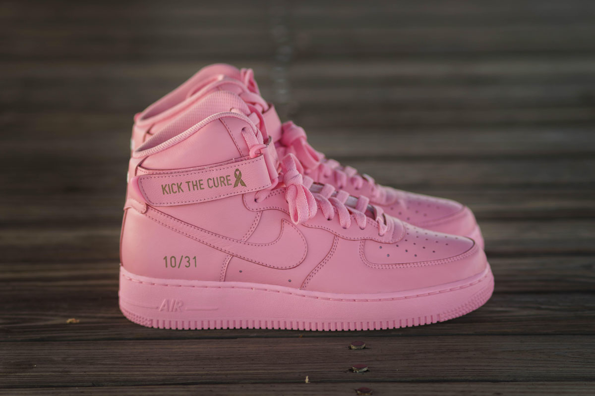 hot pink air force 1 high top