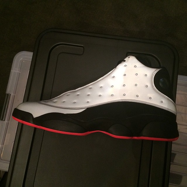 Rip Hamilton Picks Up Air Jordan XIII 13 Reflective Silver