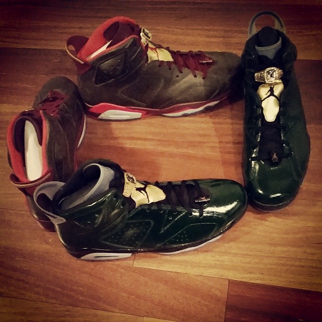 JR Smith Picks Up Air Jordan VI 6 Celebration Collection