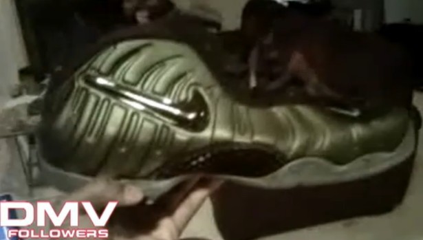 Wale Previews The "Pine Green" Nike Foamposite Pro