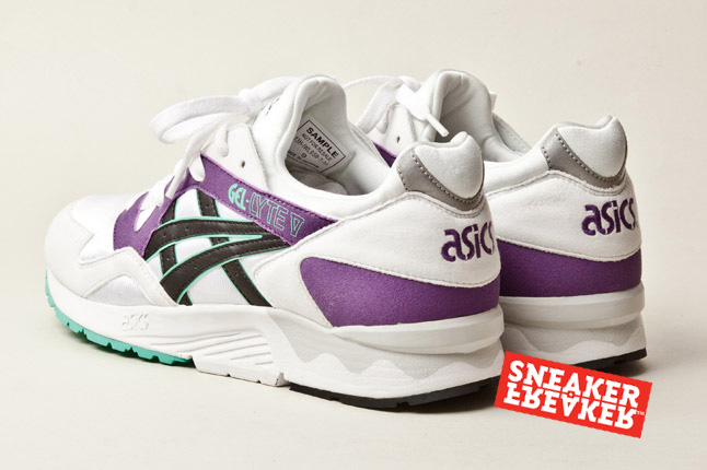 ASICS Gel Lyte V - White / Purple / Green | Sole Collector