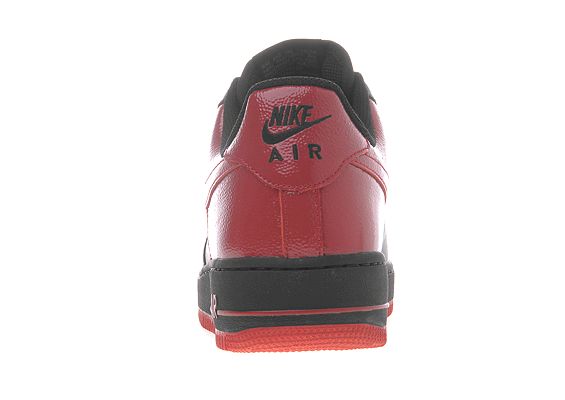 Nike Air Force 1 Black Varsity Red