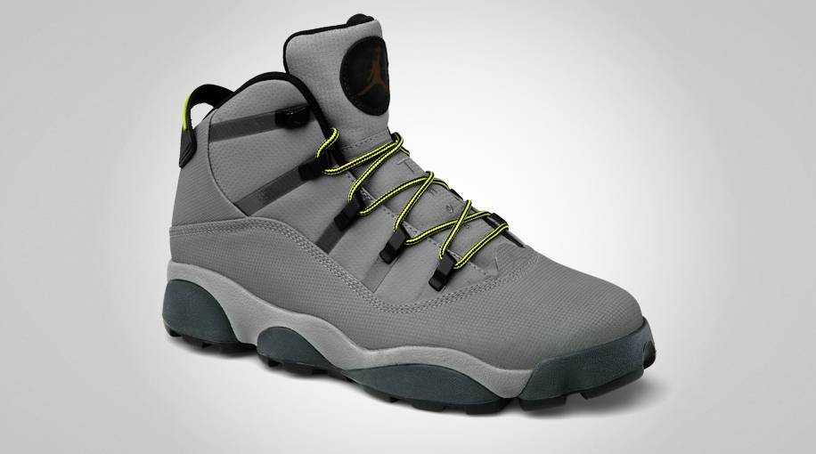 Jordan Winterized 6 Rings Light Charcoal High Voltage City Grey Blue 414845-004