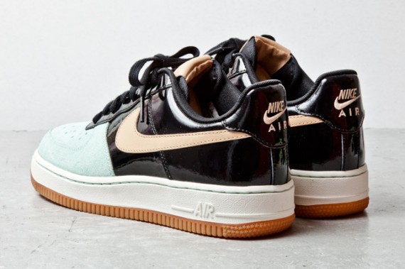 black and tan air force ones