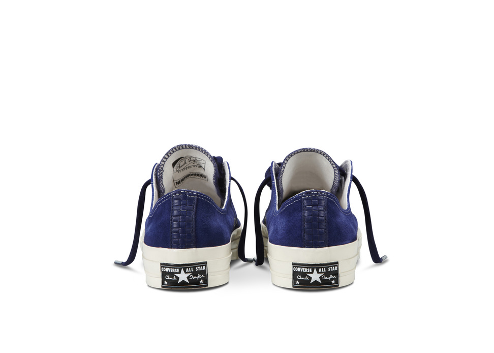 Neighborhood x Converse First String Chuck Taylor 70 Ox blue woven heel