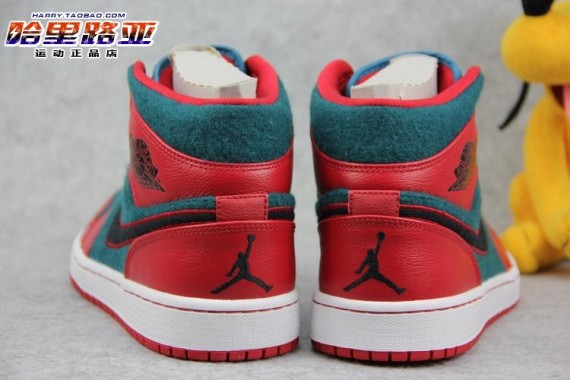 Air Jordan 1 Retro Mid - Gym Red/Black-Dark Sea | Complex