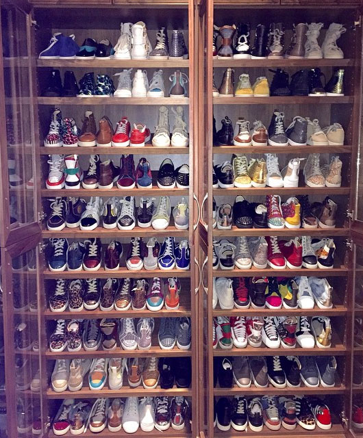 The 15 Best Celebrity Sneaker Closets | Sole Collector