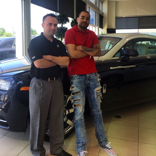 DJ Envy wearing Vans Authentic Van Doren Stars & Stripes