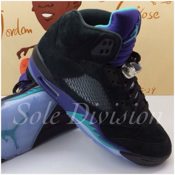 Air Jordan V 5 Black Grape (1)