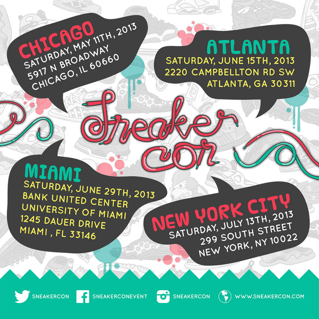 Sneaker Con Announces Four Summer Dates