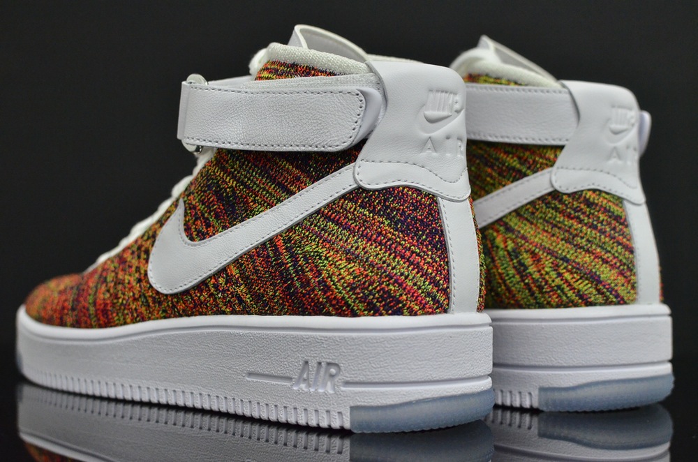 nike air force 1 high flyknit multicolor