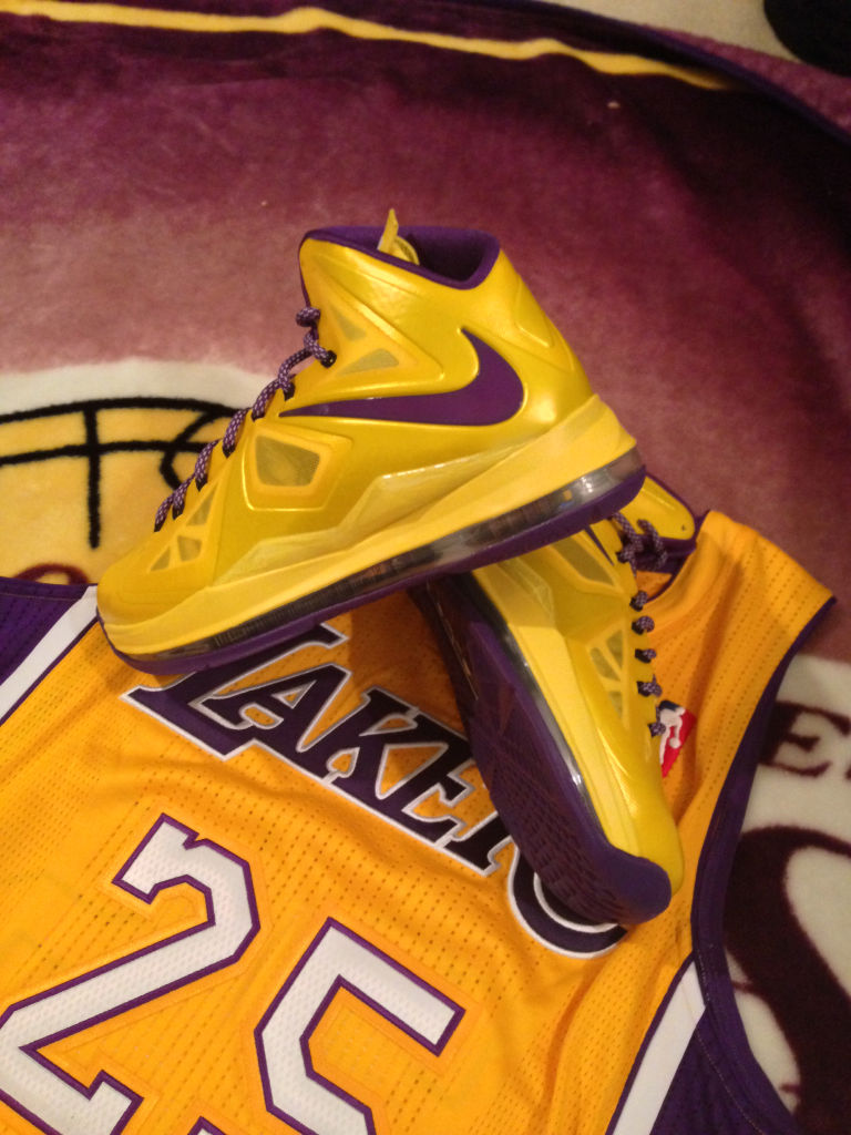 sites shoes custom Sole Lakers  10  NIKE Collector LeBron iD